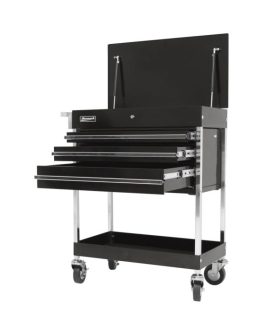 Homak Pro Series 34″ 3 Drawer Flip Top Service Cart