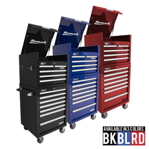 Homak PRO II 27" Top Chest and Rolling Cabinet Combo