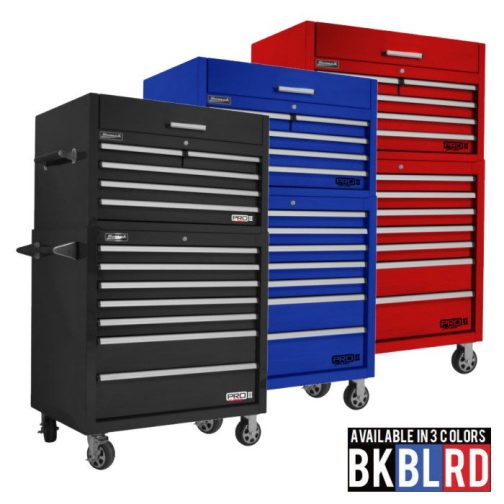 Homak PRO II 36" Top Chest and Rolling Cabinet Combo