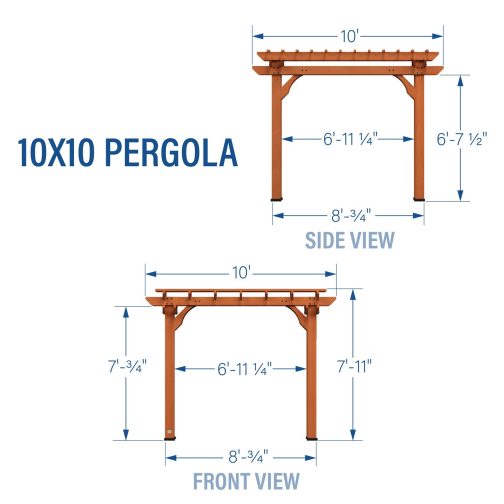 10 x 10 Pergola - Image 4