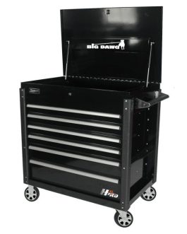 Homak Big Dawg HXL PRO 43″ 6 Drawer Service Cart