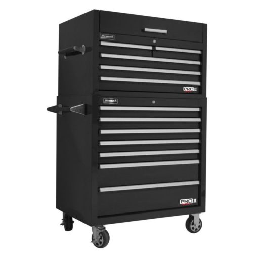 Homak PRO II 36" Top Chest and Rolling Cabinet Combo - Image 2