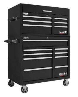 Homak PRO II 41″ Top Chest and Rolling Cabinet Combo