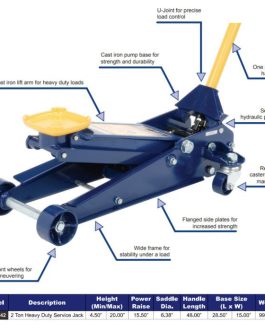 Hein-Werner 2-Ton Heavy-Duty Service Jack