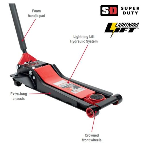 AFF Long Chassis 2-Ton Floor Jack - Image 2