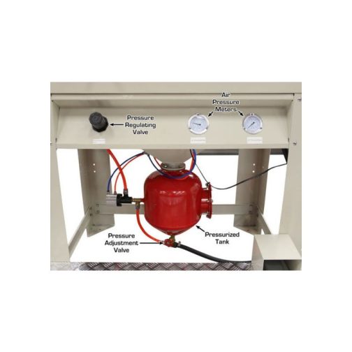 Atlas P990 Pressurized Large Sandblast Cabinet with Vacuum - Image 6