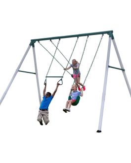 Big Brutus Heavy-Duty Metal A-Frame Swing Set