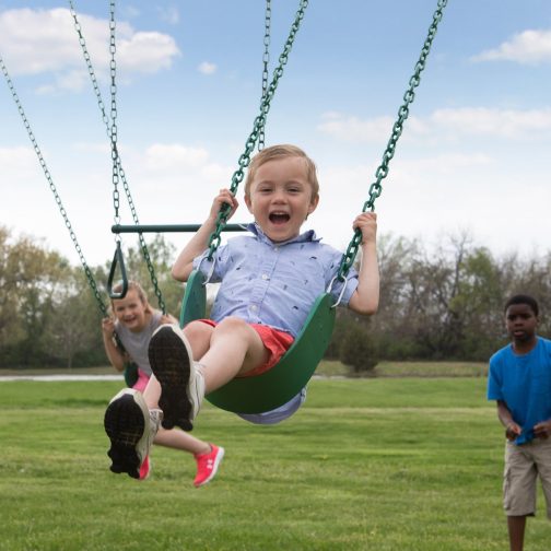 Big Brutus Heavy-Duty Metal A-Frame Swing Set - Image 3