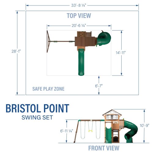 Bristol Point Swing Set - Image 4