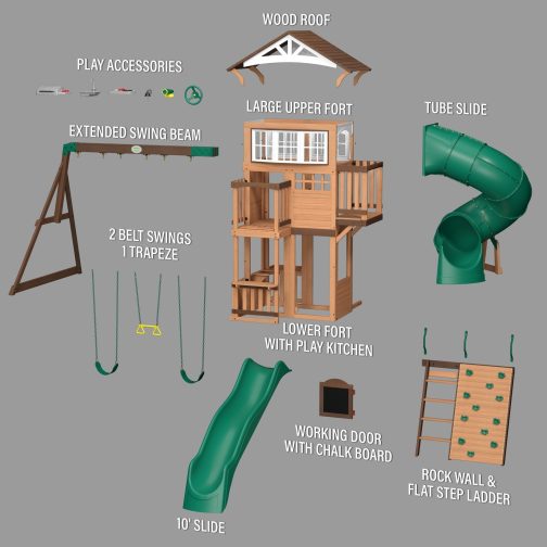 Bristol Point Swing Set - Image 14