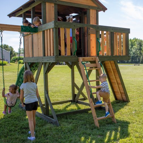 Eagles Nest Elite Swing Set - Image 22