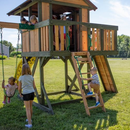 Eagles Nest Elite Swing Set - Image 33