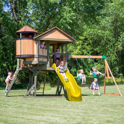 Eagles Nest Elite Swing Set - Image 25