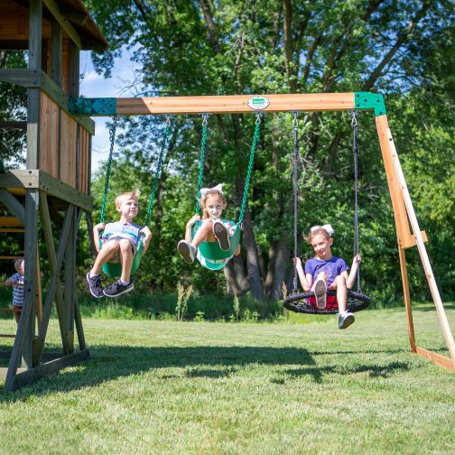 Eagles Nest Elite Swing Set - Image 26