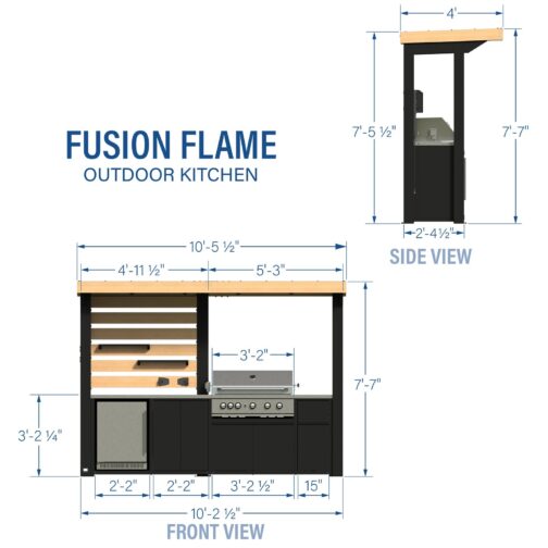 Fusion Flame Outdoor Kitchen - Image 14