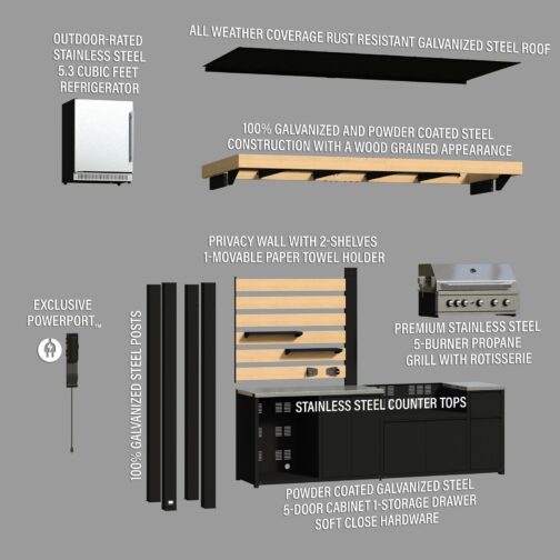 Fusion Flame Outdoor Kitchen - Image 15