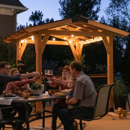 Granada Grill Gazebo with Outdoor Bar - Image 7