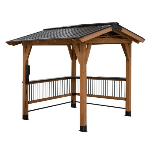 Granada Grill Gazebo with Outdoor Bar - Image 2