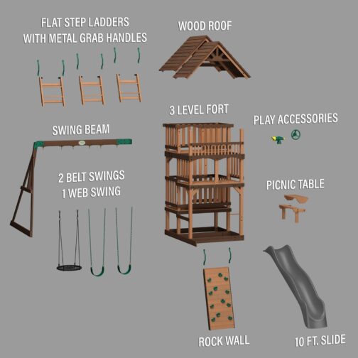 Highlander Swing Set - Image 14