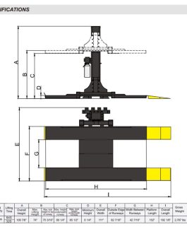 AMGO SPL-6 Single Post Parking Lift with 110V 1HP Motor