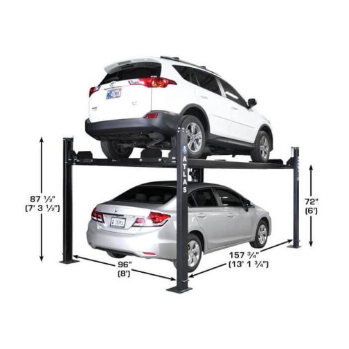 Atlas Apex 8 ALI Certified Four Post Lift + RJ35 Sliding Jacks Combo - Image 3