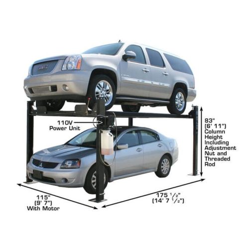 Atlas Garage Pro Portable Four Post Lift - Image 3