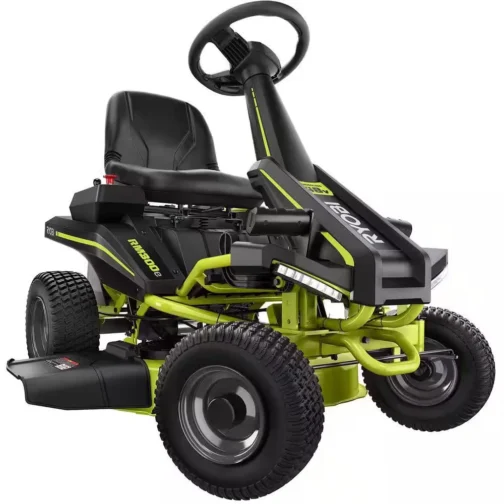 RYOBI 48V Brushless 30 in. 50 Ah Battery Electric Rear Engine Riding Mower