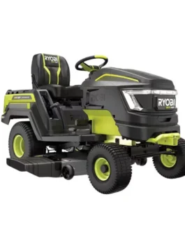 RYOBI 80V HP Brushless 46 in. Battery Electric Cordless Riding Lawn Tractor with (3) 80V 10Ah Batteries and Charger