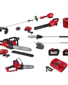 Milwaukee M18 FUEL 16 in. 18V Electric Battery Chainsaw/String Trimmer/Blower/Hatchet/Brush/Pole/Line/(4) /(3) Chargers