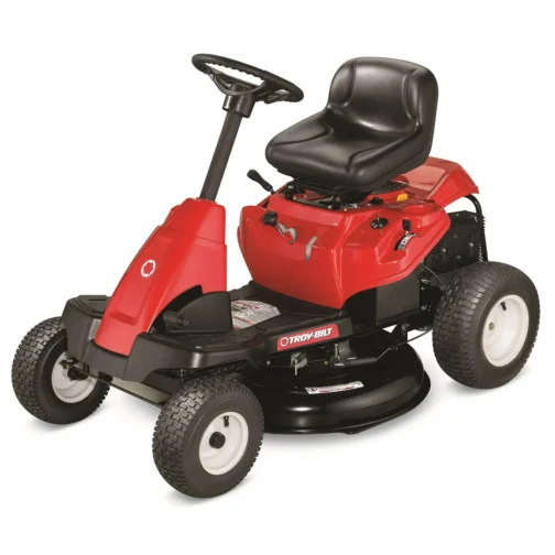 Troy-Bilt 30 in. 10.5 HP Briggs and Stratton Engine 6-Speed Manual Drive Gas Rear Engine Riding Mower with Mulch Kit Included