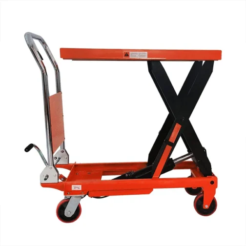 Scissor Lift Table 660lbs. 24.4" Lifting Height Hydraulic Lift Table