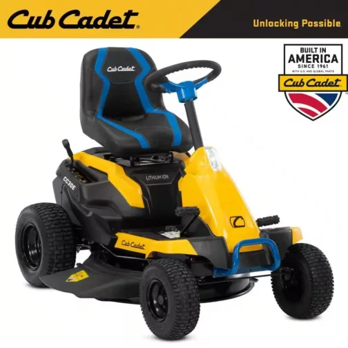 Cub Cadet 30 in. 56-Volt MAX 30 Ah Battery Lithium-Ion Electric Drive Cordless Riding Lawn Tractor with Mulch Kit Included - Image 2