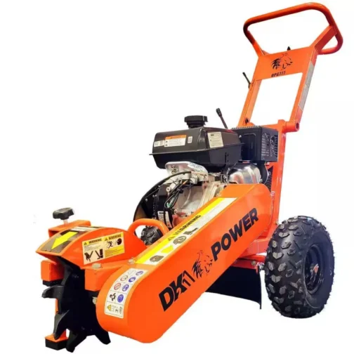 DK2 12 in. 14 HP Gas Powered Certified Commercial Stump Grinder with 9 High Speed HPDC Machined Carbide Cutters