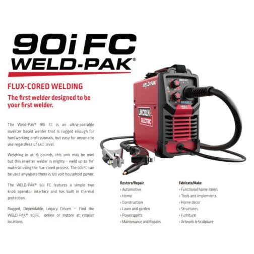 Lincoln Electric K5255-1 Weld-Pak 90i FC Flux-Cored Welder - Image 3