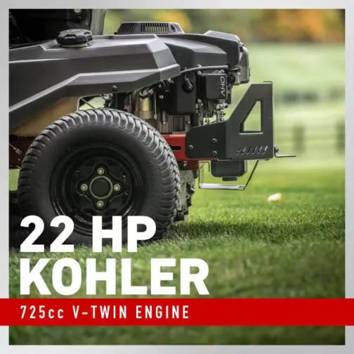 Toro 42 in. TimeCutter Iron Forged Deck 22 HP Kohler V-Twin Gas Dual Hydrostatic Zero-Turn Riding Mower with MyRIDE - Image 2