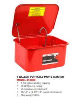 AFF 31350B 3.5 Gallon Portable Parts Washer