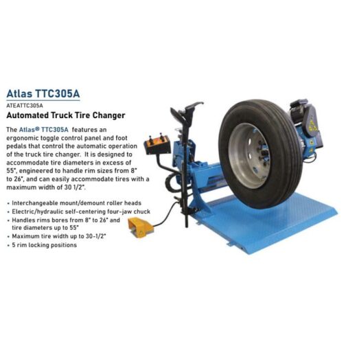 Atlas TTC305A Automatic Heavy-Duty Truck Tire Changer - Image 5