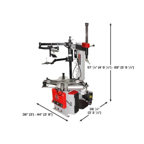 Atlas Platinum PTC300 Wheel Clamp Tire Changer with Left-Hand Assist Arm - Image 3