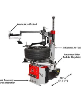 Atlas Platinum PTC300 Wheel Clamp Tire Changer with Left-Hand Assist Arm