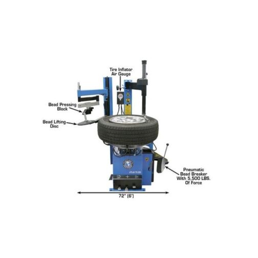 Atlas TC229LH Assist Arm Wheel Clamp Tire Changer - Image 2