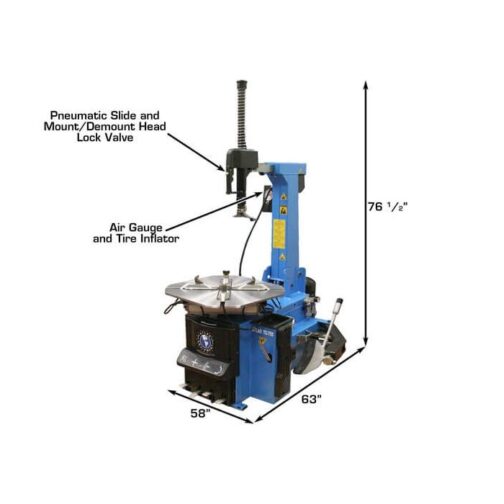 Atlas TC755 Tilt-Back Wheel Clamp Tire Changer - Image 2