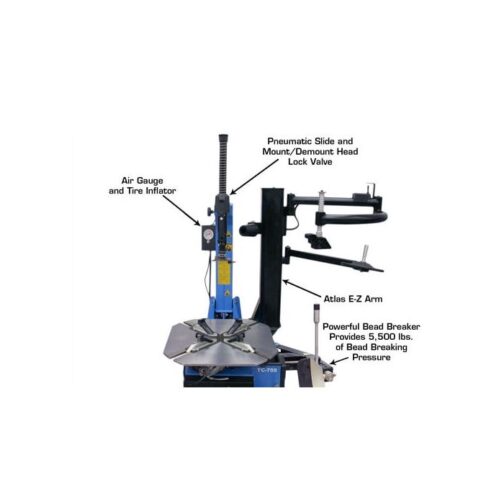 Atlas TC755EZ E-Z Arm Wheel Clamp Tire Changer - Image 2