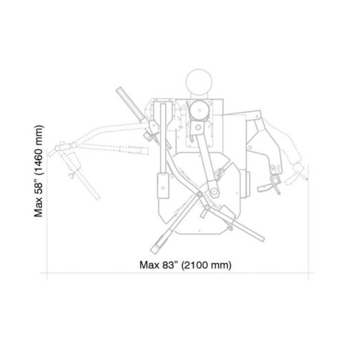 CEMB SM628BPS Advance Swing Arm Tire Changer - Image 2