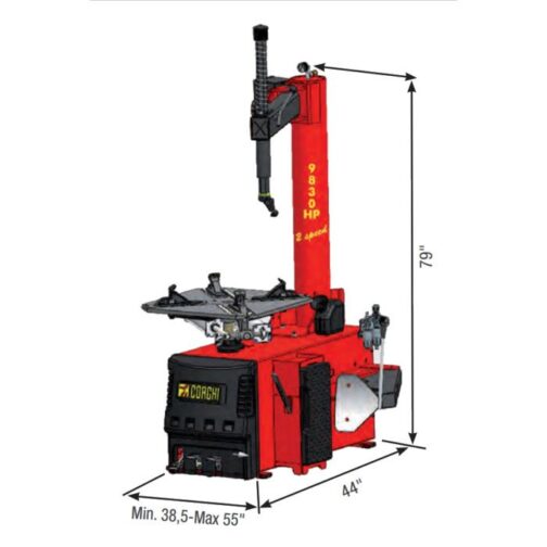 Corghi A9830 Swing-Arm 26" Tire Changer - Image 2