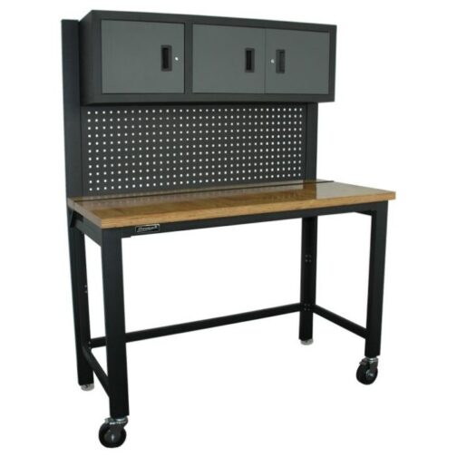 Homak 59" Collapsible Garage Series 3 Door Workstation - Image 3