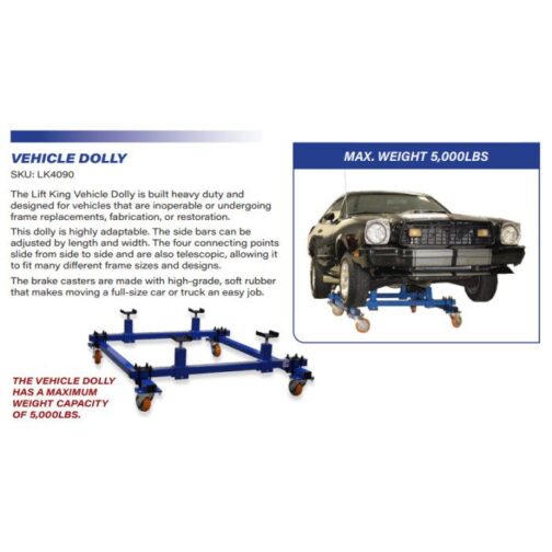 Lift King LK4090 Vehicle Dolly - Image 3