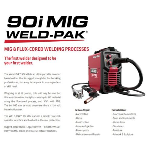 Lincoln Electric K5236-1 Weld-Pak 90i MIG Welder - Image 2