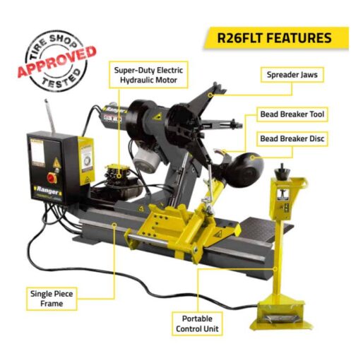 Ranger R26FLT Super-Duty Truck Tire Changer - Image 5