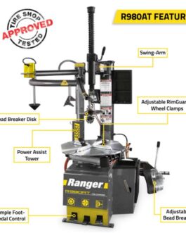 Ranger R980AT-L Swing-Arm Tire Changer & Single Assist Tower