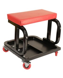 Ranger RST-1WS Cushioned Rolling Work Seat with Tool Tray